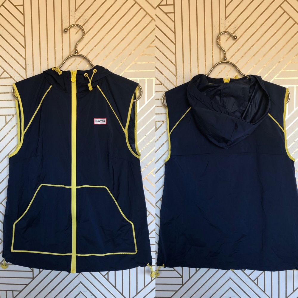 Hunter for Target Navy Blue Hooded Vest Sz. XS